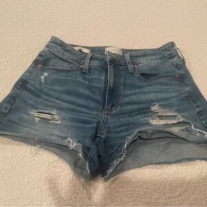 Distressed Denim Women Shorts